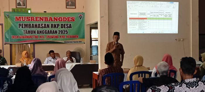 MUSRENBANGDES PEMBAHASAN RKP DESA TA. 2025 01