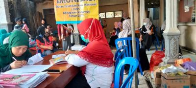 Bulan Imunisasi Anak Nasional (BIAN) di Desa Giwangretno Sasar 203 Anak